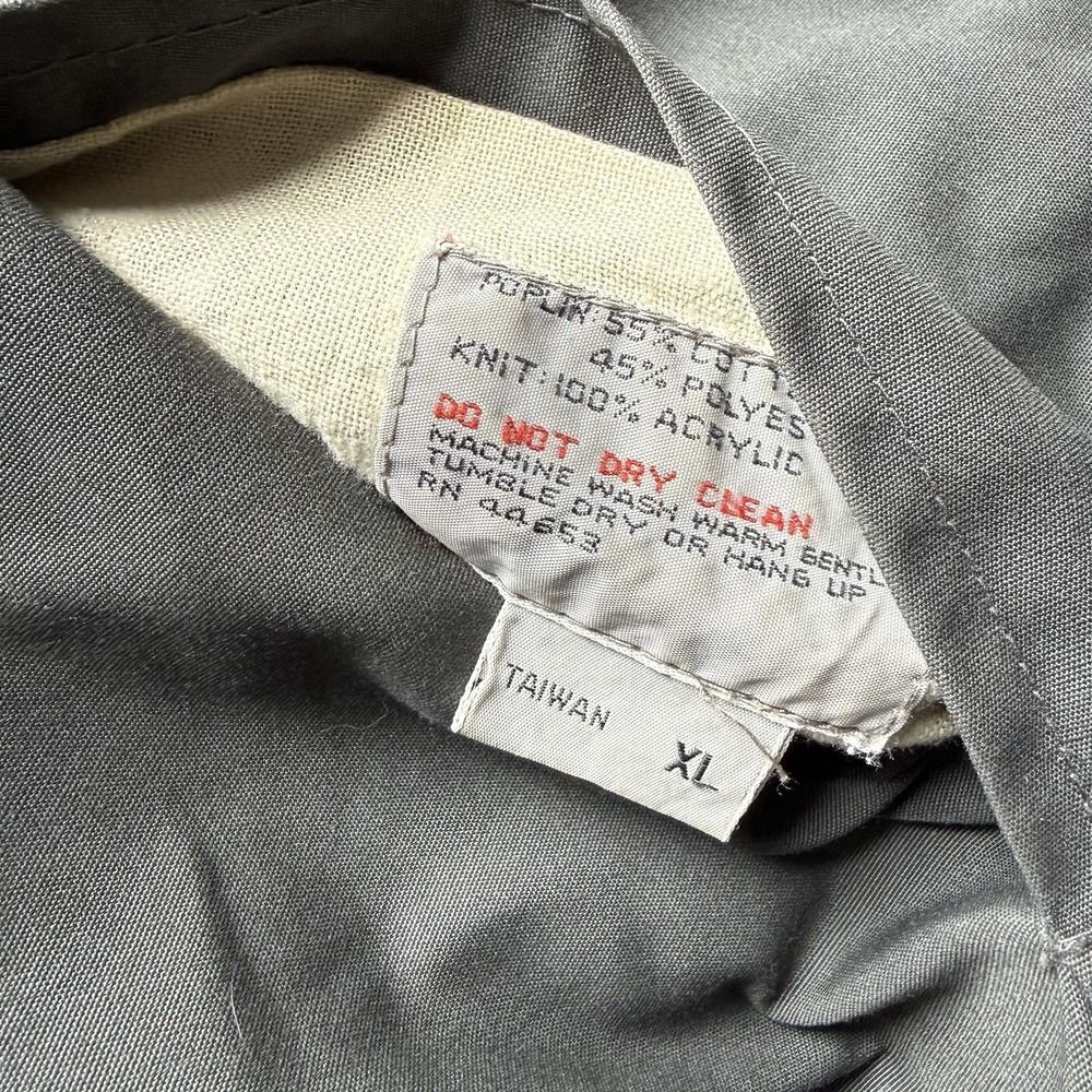 Vintage Lacoste‎ Izod Reversible Knit Cardigan Nylon Windbreaker Jacket L - Picture 9 of 9